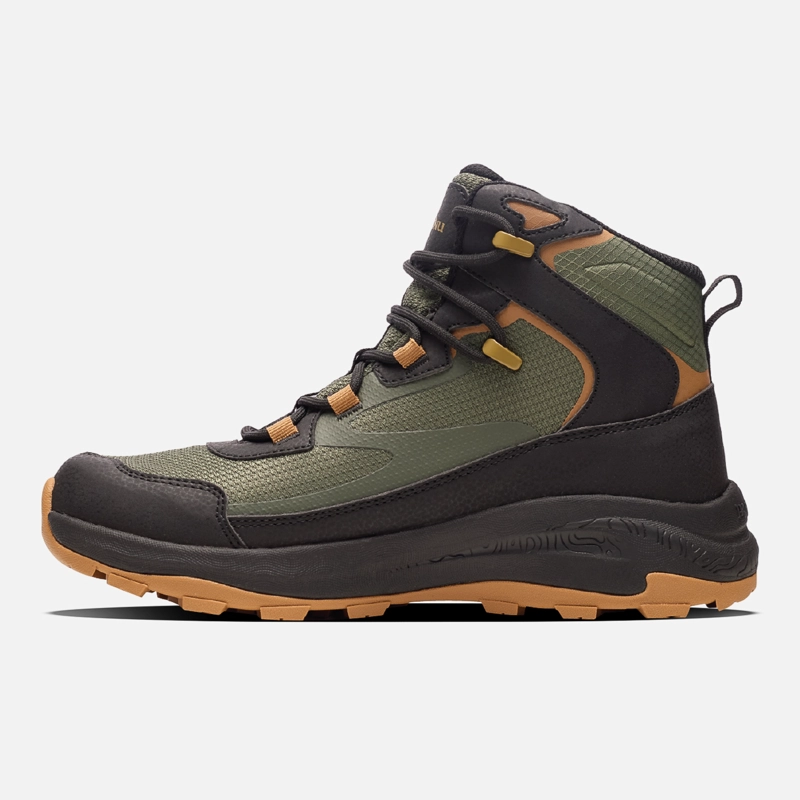 BOTIN HOMBRE RUTA VERDE / NEGRO HAKA HONU I26 - 2