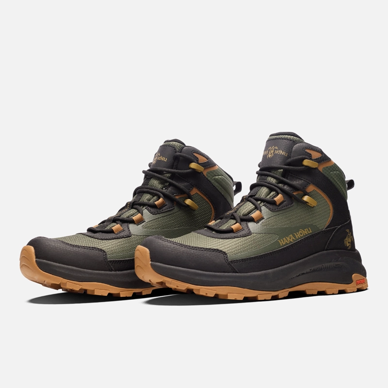 BOTIN HOMBRE RUTA VERDE / NEGRO HAKA HONU I26 - 4
