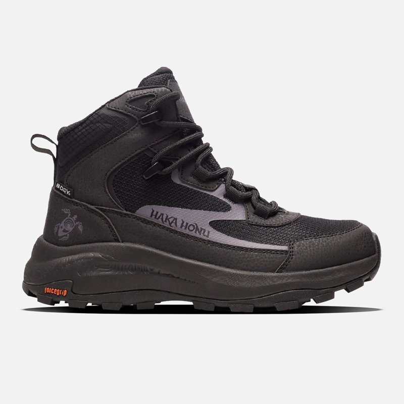 BOTIN MUJER RUTA NEGRO MORADO HAKA HONU I26 - 1