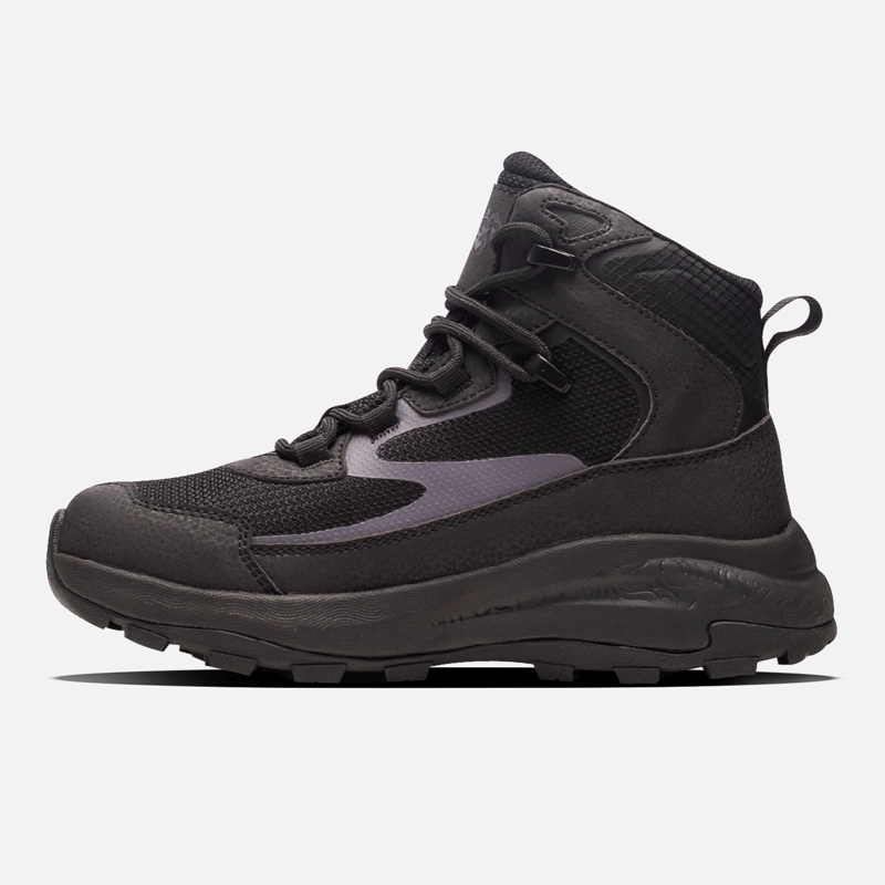 BOTIN MUJER RUTA NEGRO MORADO HAKA HONU I26 - 2