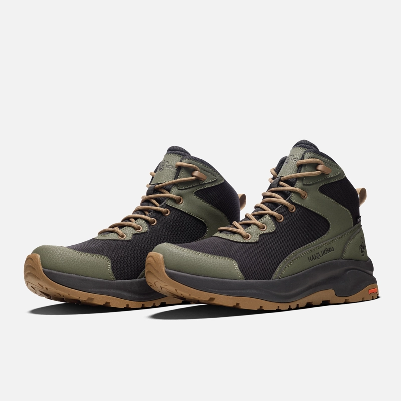 BOTIN HOMBRE CORDAL NEGRO / VERDE HAKA HONU I26 - 4