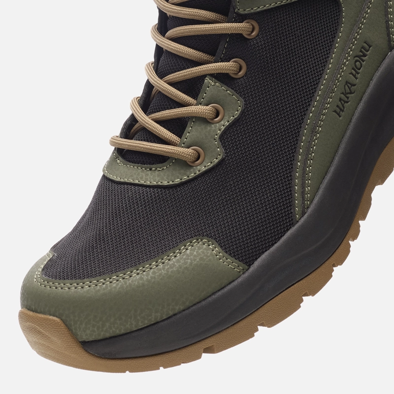 BOTIN HOMBRE CORDAL NEGRO / VERDE HAKA HONU I26 - 7