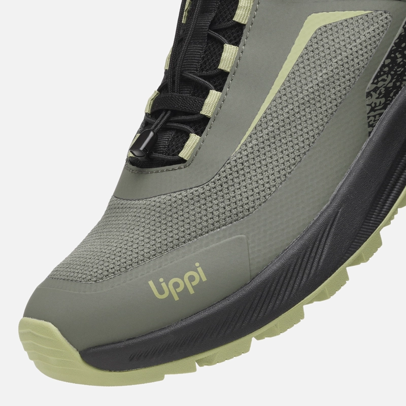 ZAPATILLA HOMBRE LIGHT KNIT NEGRO / VERDE LIPPI I26 - 7