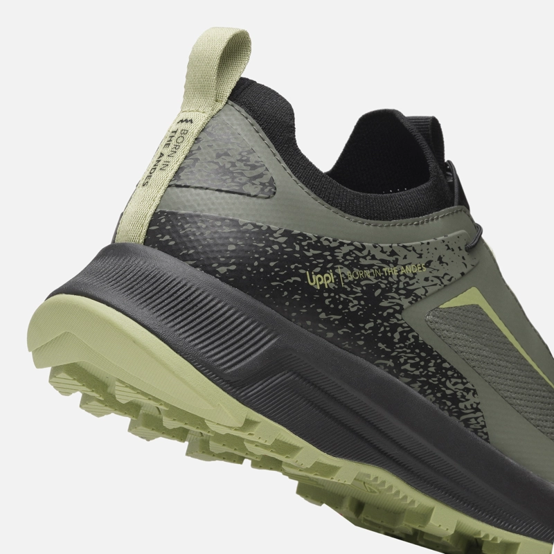 ZAPATILLA HOMBRE LIGHT KNIT NEGRO / VERDE LIPPI I26 - 8