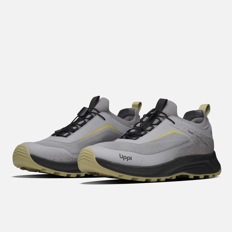 ZAPATILLA HOMBRE LIGHT KNIT GRIS / AMARILLO LIPPI I26 - 4