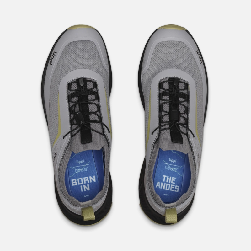 ZAPATILLA HOMBRE LIGHT KNIT GRIS / AMARILLO LIPPI I26 - 6