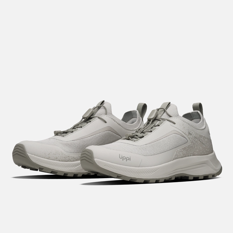 ZAPATILLA MUJER LIGHT KNIT GRIS CLARO LIPPI I26 - 4