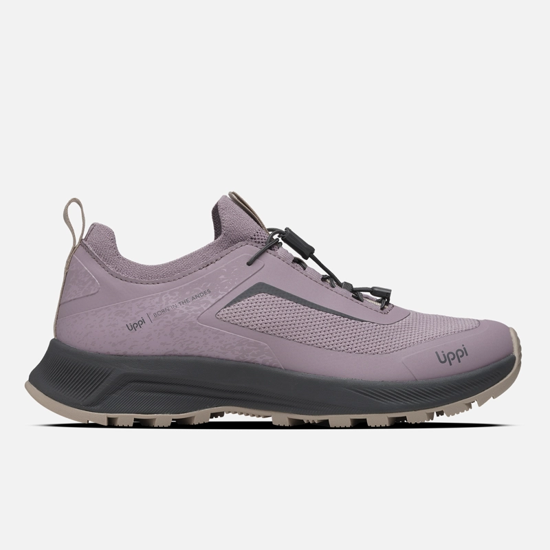ZAPATILLA MUJER LIGHT KNIT NEGRO / MALVA LIPPI I26 - 1