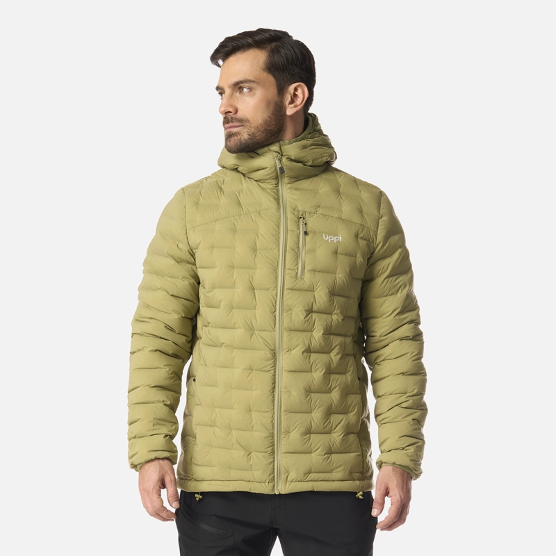 CHAQUETA HOMBRE ULTIMATE STRETCH DOWN HOODY JACKET VERDE LIPPI I26 - 1