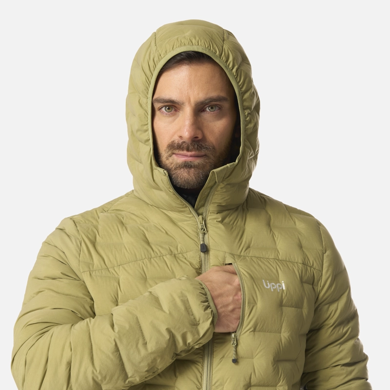 CHAQUETA HOMBRE ULTIMATE STRETCH DOWN HOODY JACKET VERDE LIPPI I26 - 4