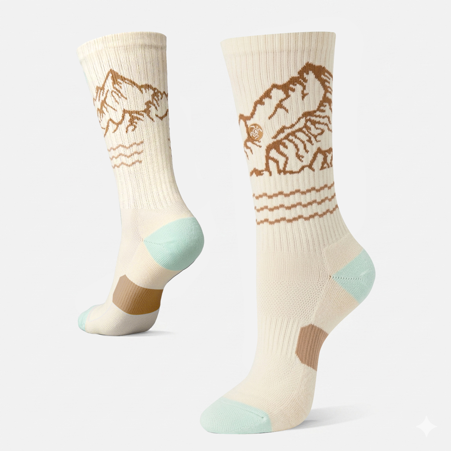 CALCETIN MUJER SENDERO BEIGE HAKA HONU I26 - 1