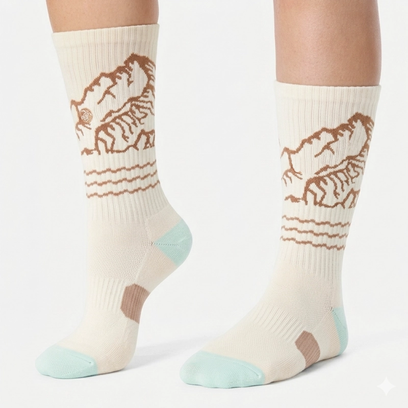 CALCETIN MUJER SENDERO BEIGE HAKA HONU I26 - 2