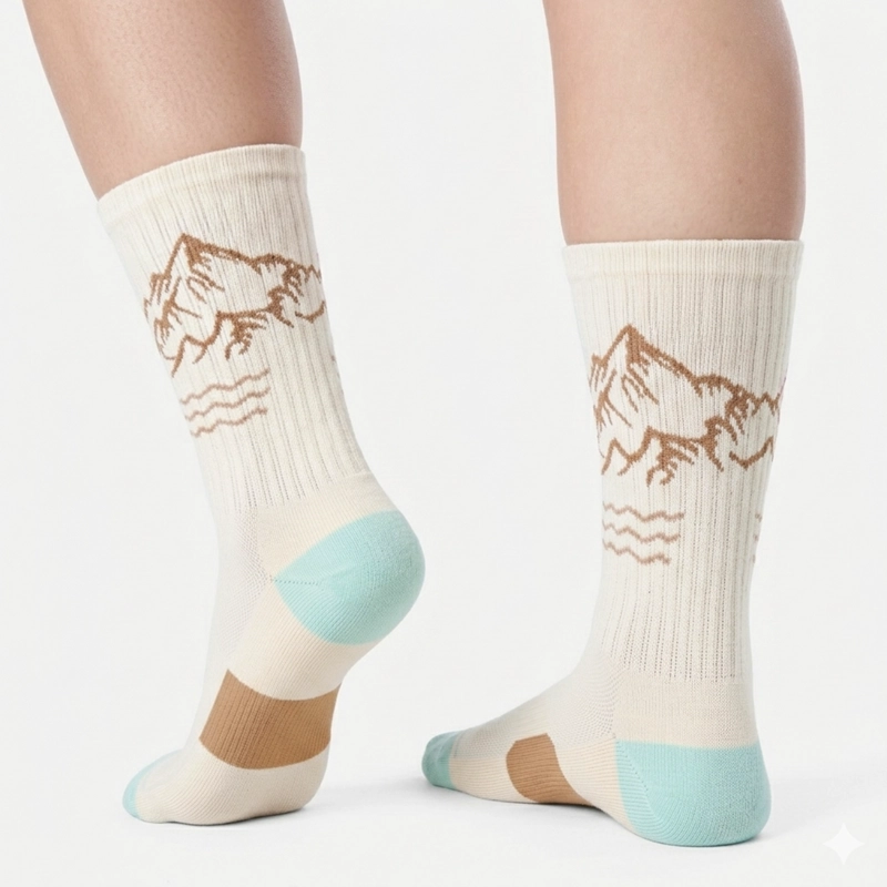 CALCETIN MUJER SENDERO BEIGE HAKA HONU I26 - 3