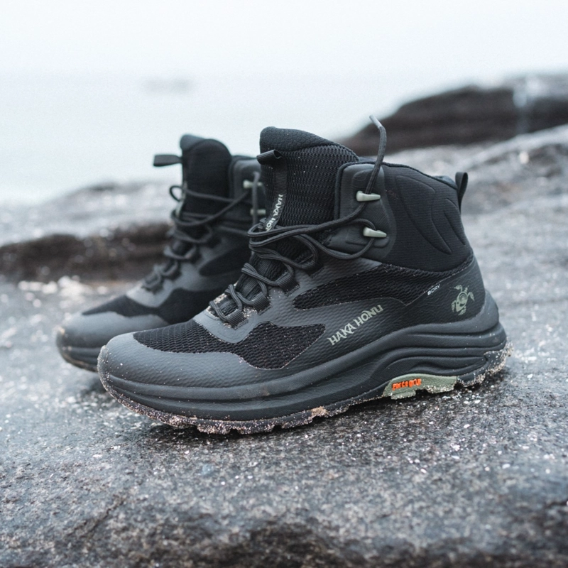 ZAPATILLA HOMBRE HUILLIN ALTO NEGRO HAKA HONU I26 - 9