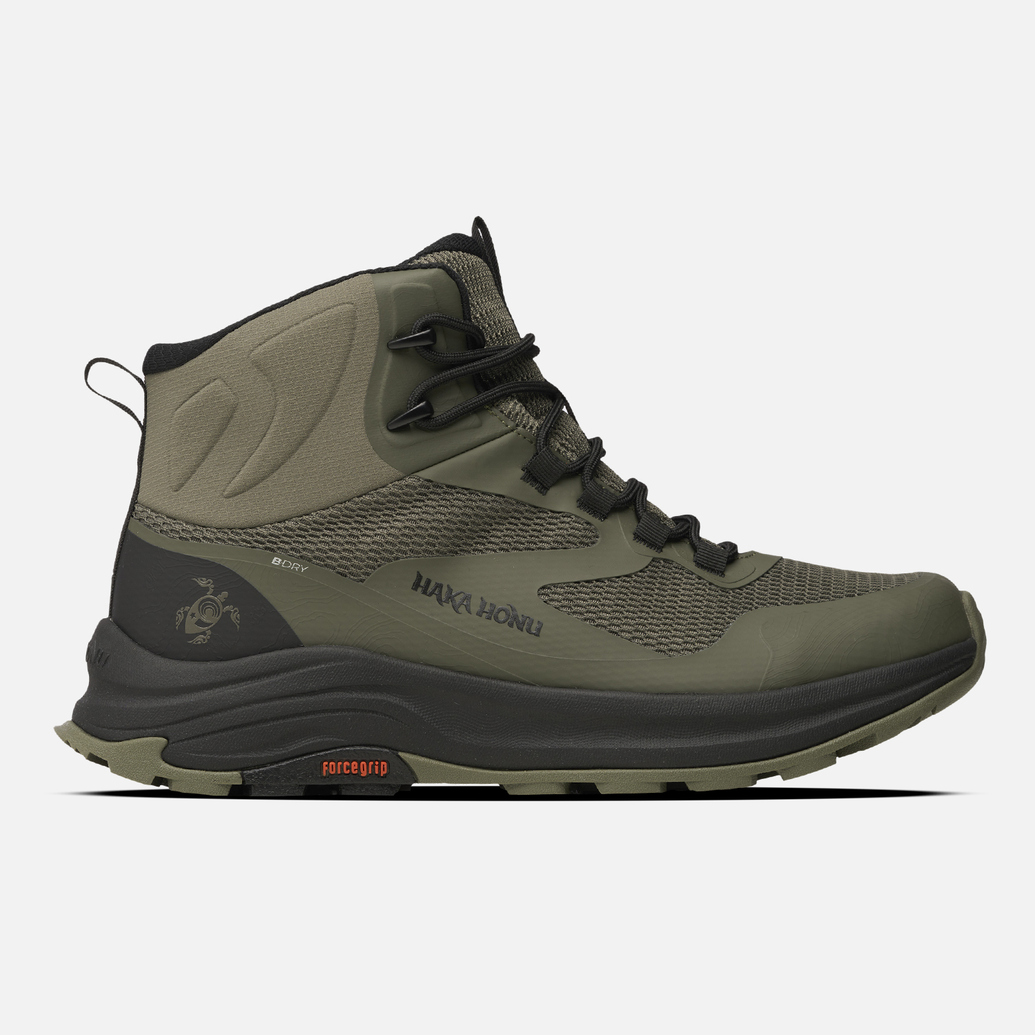 ZAPATILLA HOMBRE HUILLIN ALTO VERDE MILITAR HAKA HONU I26 - 1