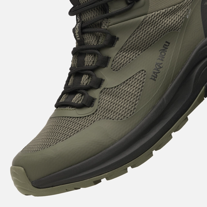 ZAPATILLA HOMBRE HUILLIN ALTO VERDE MILITAR HAKA HONU I26 - 7