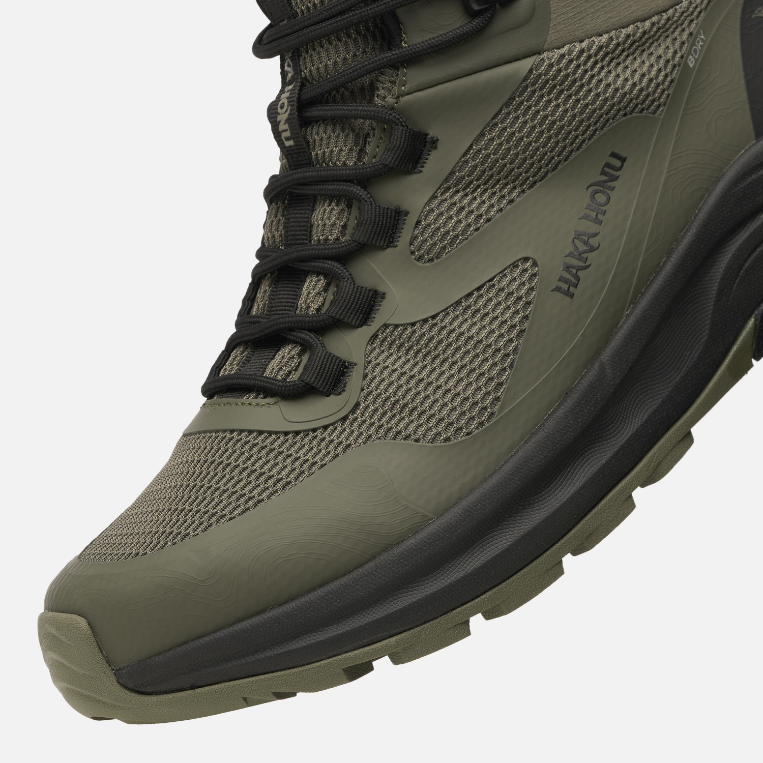 ZAPATILLA HOMBRE HUILLIN ALTO VERDE MILITAR HAKA HONU I26 - 7