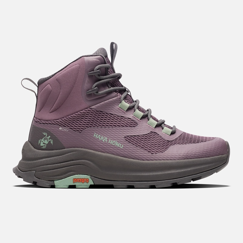 ZAPATILLA MUJER HUILLIN ALTO MORADO / VERDE AGUA HAKA HONU I26 - 1
