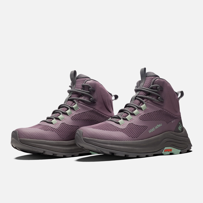 ZAPATILLA MUJER HUILLIN ALTO MORADO / VERDE AGUA HAKA HONU I26 - 4