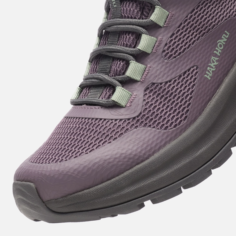 ZAPATILLA MUJER HUILLIN ALTO MORADO / VERDE AGUA HAKA HONU I26 - 7