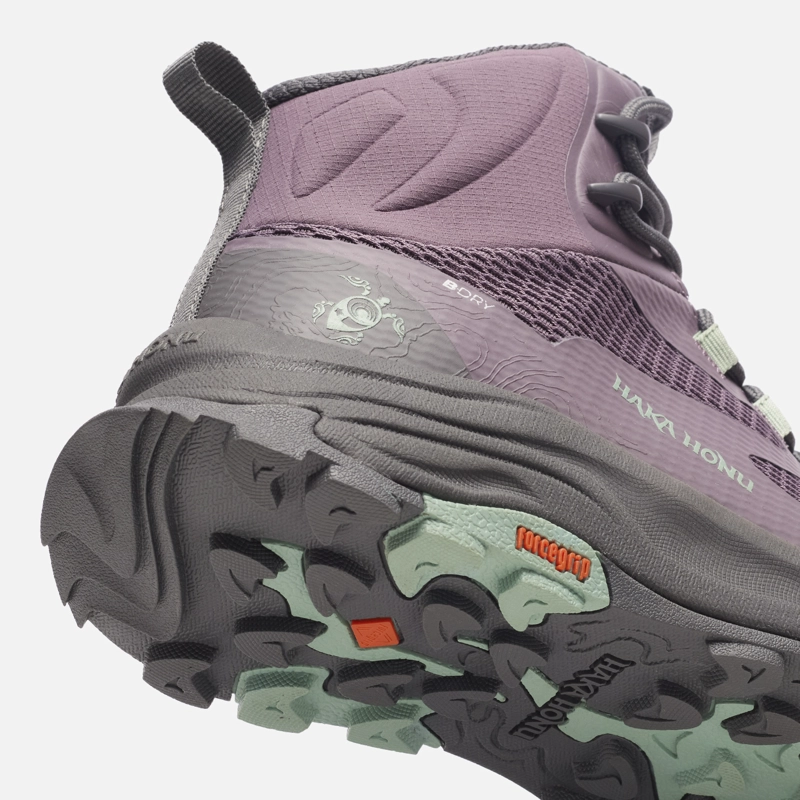 ZAPATILLA MUJER HUILLIN ALTO MORADO / VERDE AGUA HAKA HONU I26 - 8