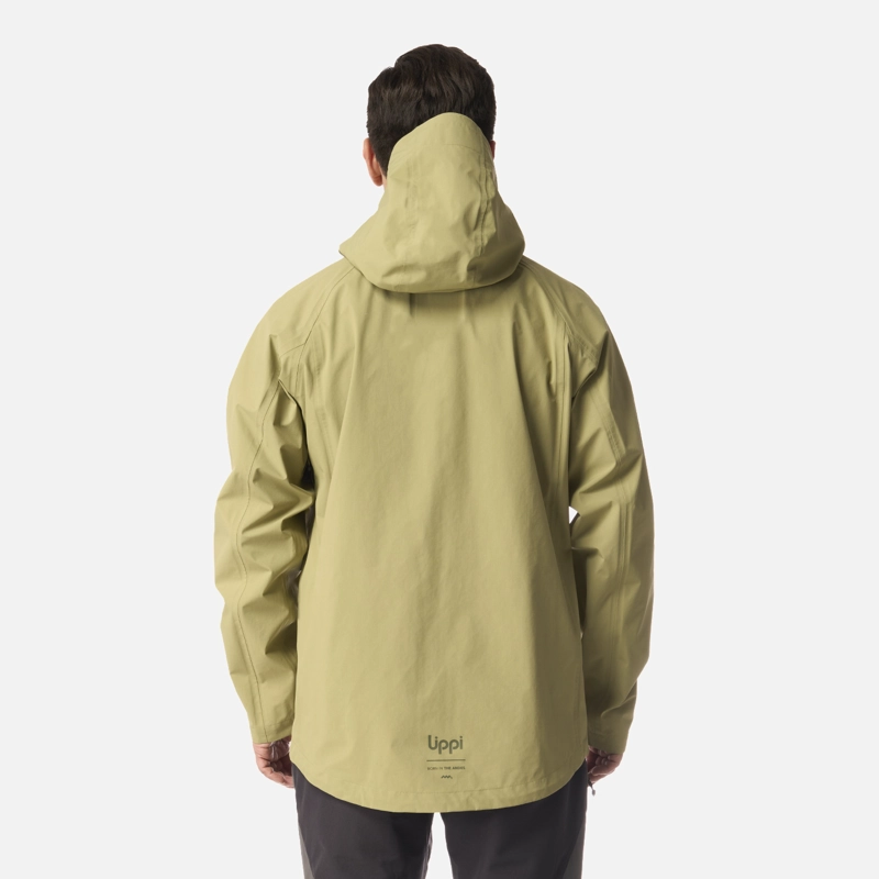 CHAQUETA HOMBRE ALPINE B-DRY HOODY JACKET VERDE LIPPI I26 - 3