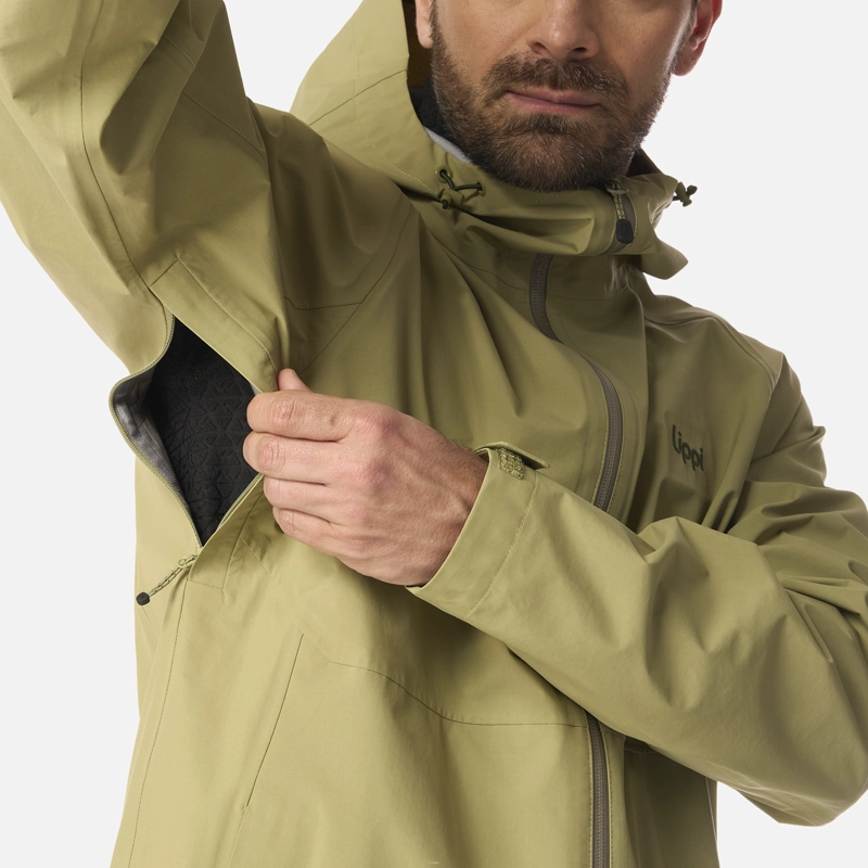 CHAQUETA HOMBRE ALPINE B-DRY HOODY JACKET VERDE LIPPI I26 - 5