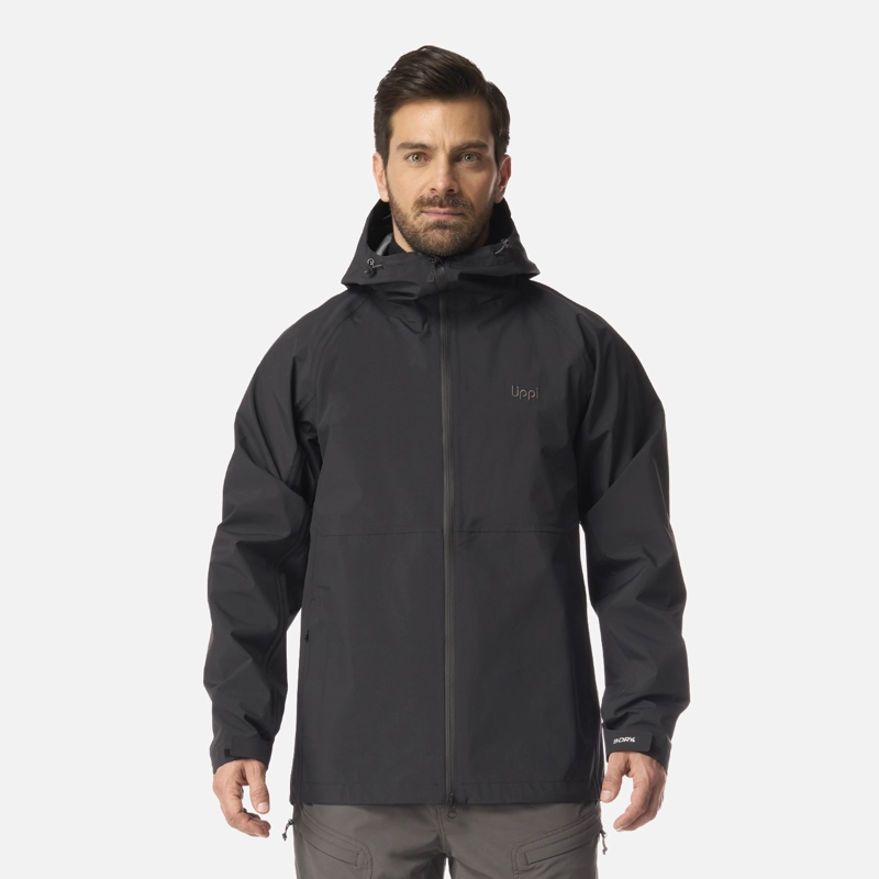 CHAQUETA HOMBRE ALPINE B-DRY HOODY JACKET NEGRO LIPPI I26 - 1