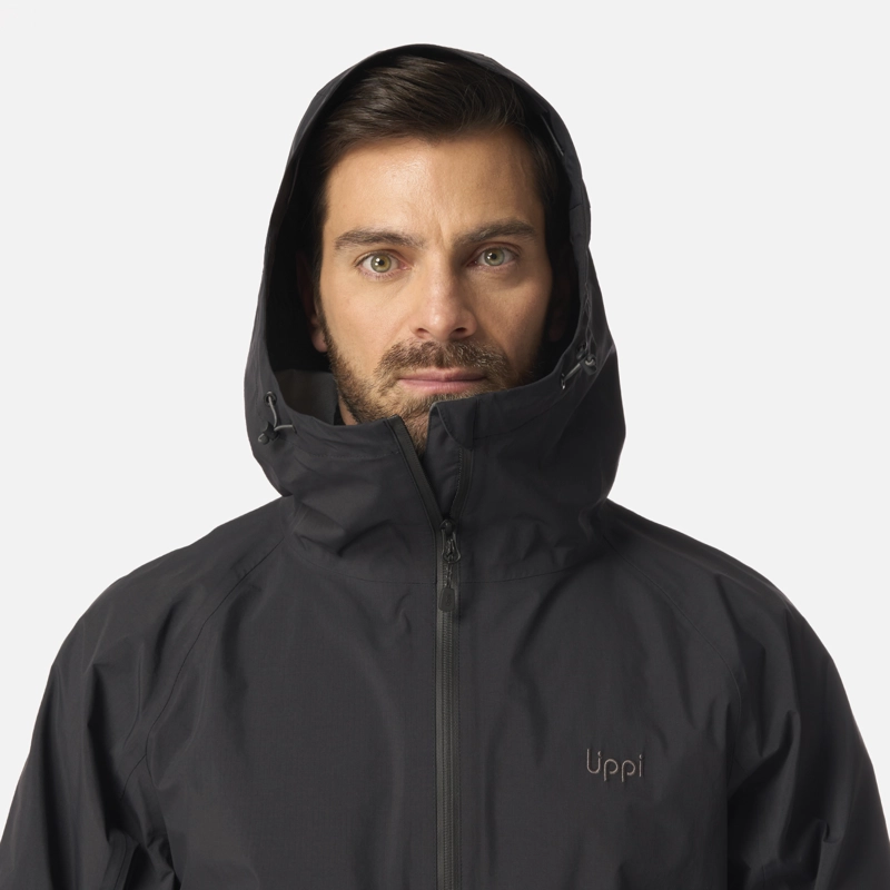 CHAQUETA HOMBRE ALPINE B-DRY HOODY JACKET NEGRO LIPPI I26 - 4