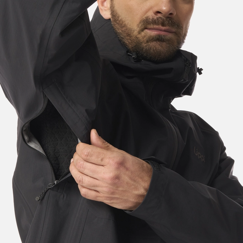 CHAQUETA HOMBRE ALPINE B-DRY HOODY JACKET NEGRO LIPPI I26 - 5