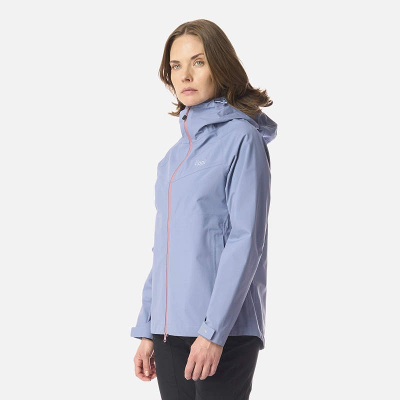 CHAQUETA MUJER ALPINE B-DRY HOODY JACKET AZUL PIEDRA LIPPI - 2