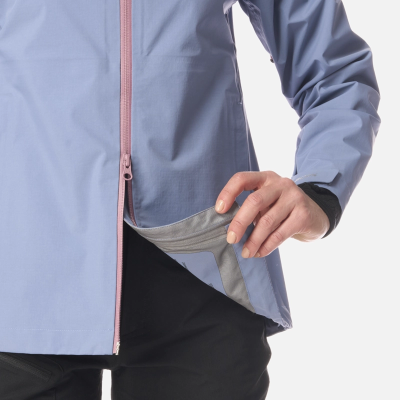 CHAQUETA MUJER ALPINE B-DRY HOODY JACKET AZUL PIEDRA LIPPI - 8