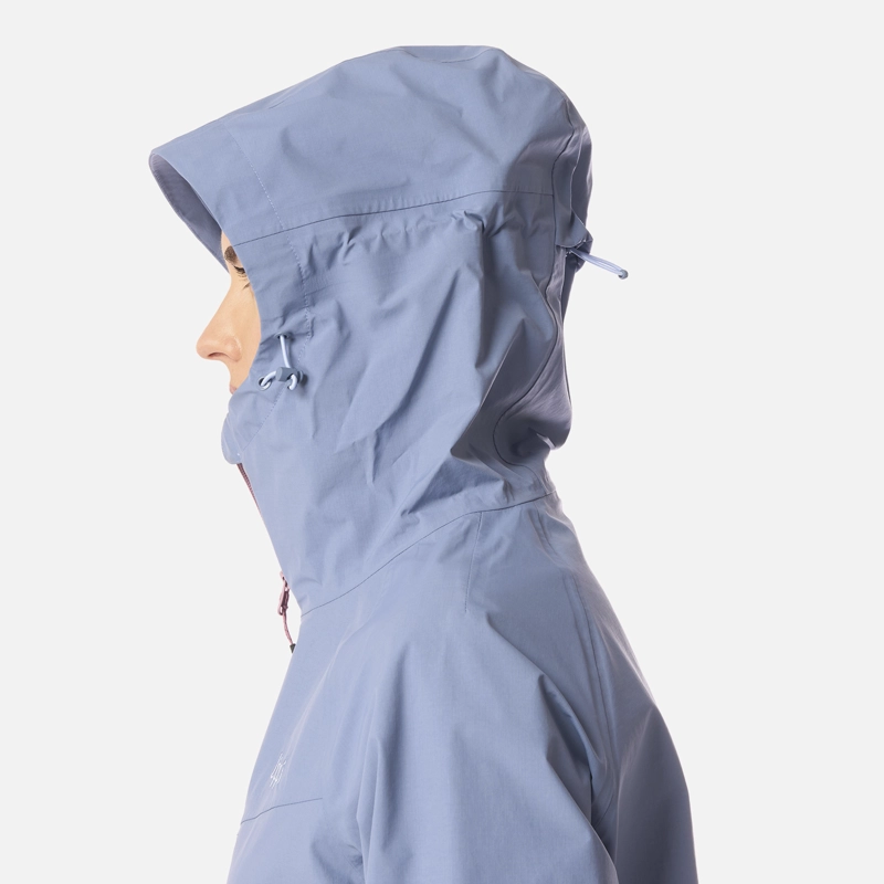 CHAQUETA MUJER ALPINE B-DRY HOODY JACKET AZUL PIEDRA LIPPI - 9
