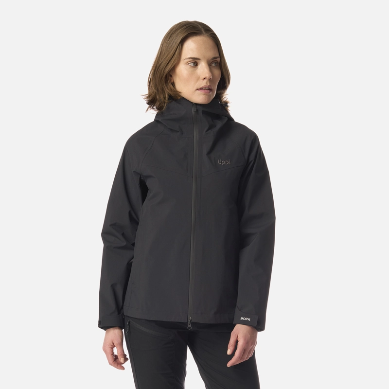CHAQUETA MUJER ALPINE B-DRY HOODY JACKET NEGRO LIPPI I26 - 1