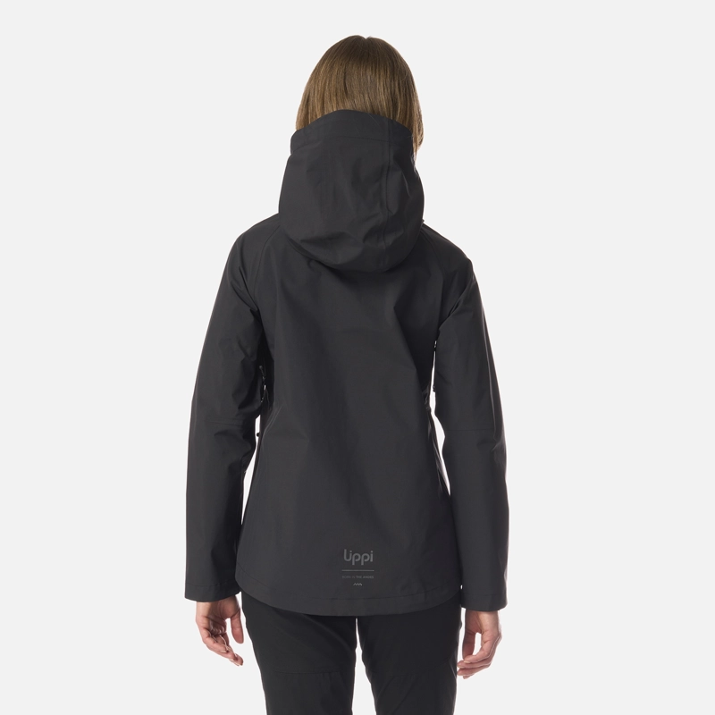 CHAQUETA MUJER ALPINE B-DRY HOODY JACKET NEGRO LIPPI I26 - 3