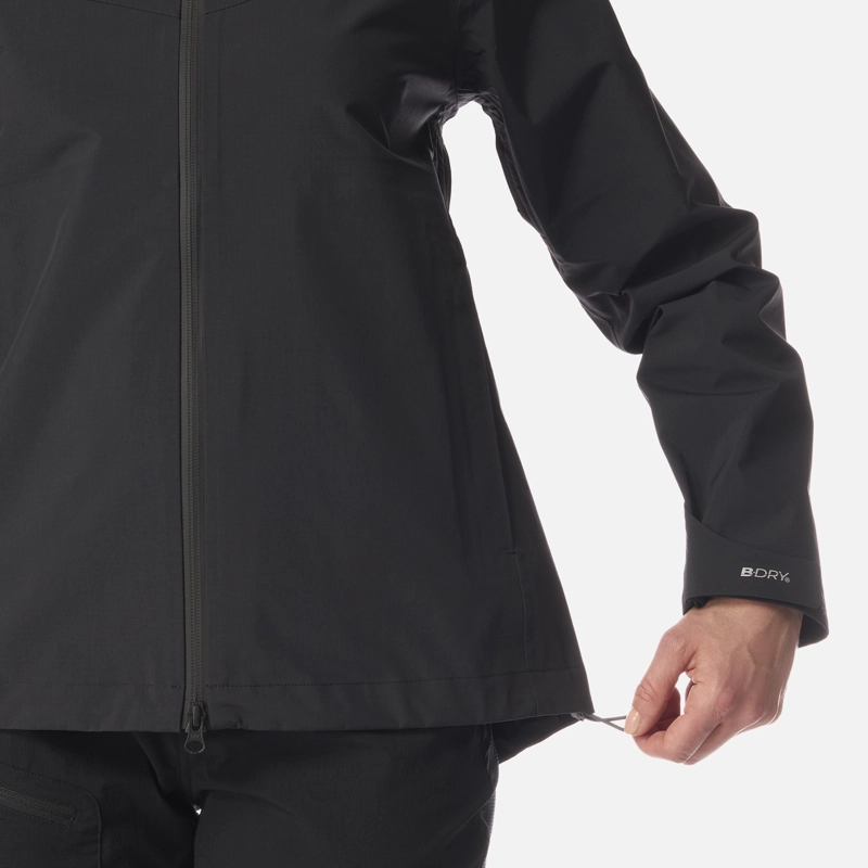CHAQUETA MUJER ALPINE B-DRY HOODY JACKET NEGRO LIPPI I26 - 7
