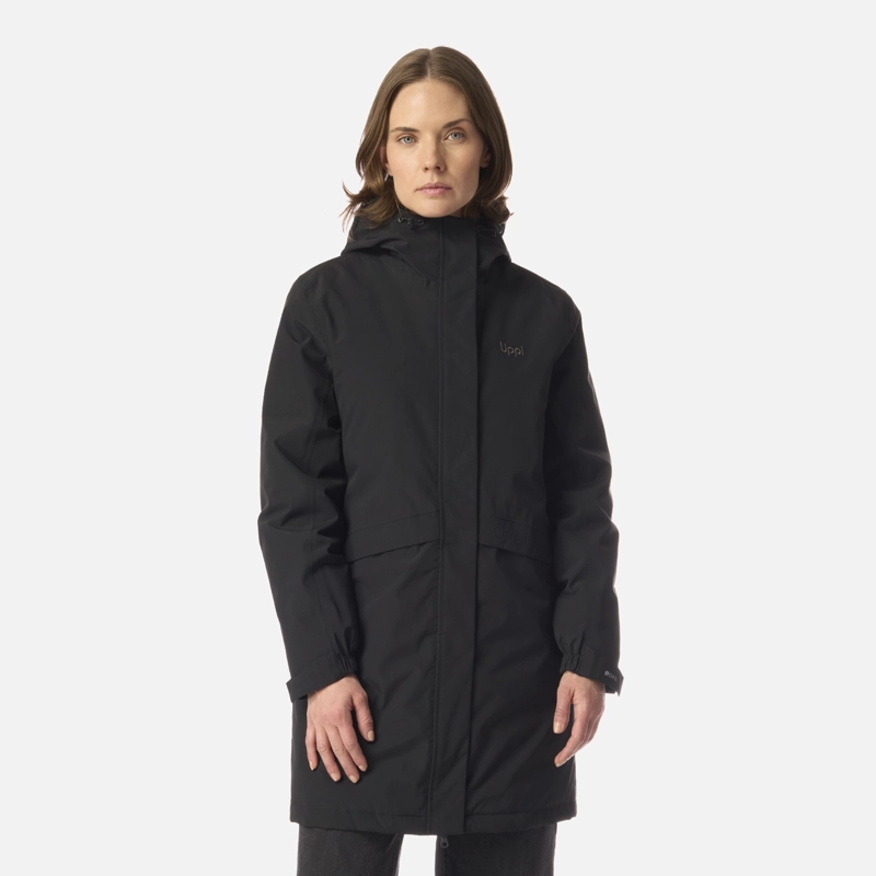 CHAQUETA MUJER MOUNTAINS LIVE B-DRY DOWN LONG JACKET NEGRO LIPPI I26 - 1