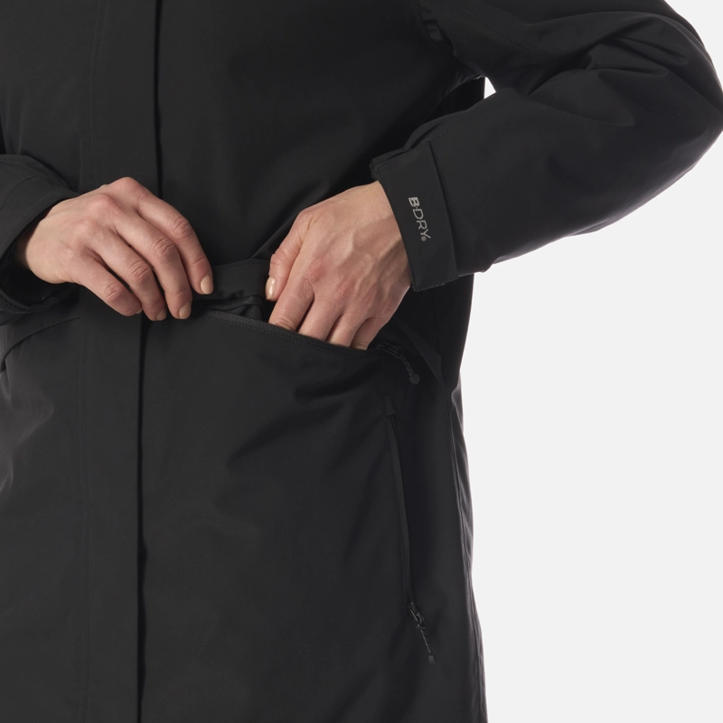 CHAQUETA MUJER MOUNTAINS LIVE B-DRY DOWN LONG JACKET NEGRO LIPPI I26 - 5