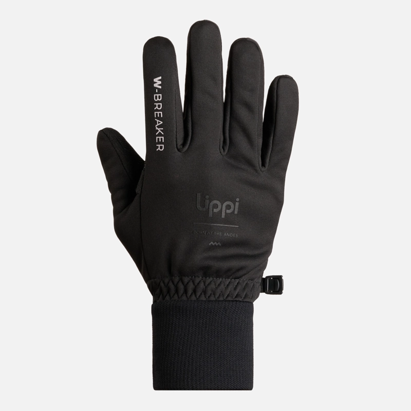 GUANTE UNISEX COLDBLOCK SOFTSHELL GLOVE NEGRO LIPPI I26 - 1