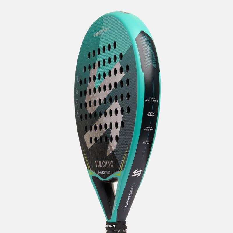 PALA FORESHOCK PADEL RACKET TURQUESA VULCANO - 4