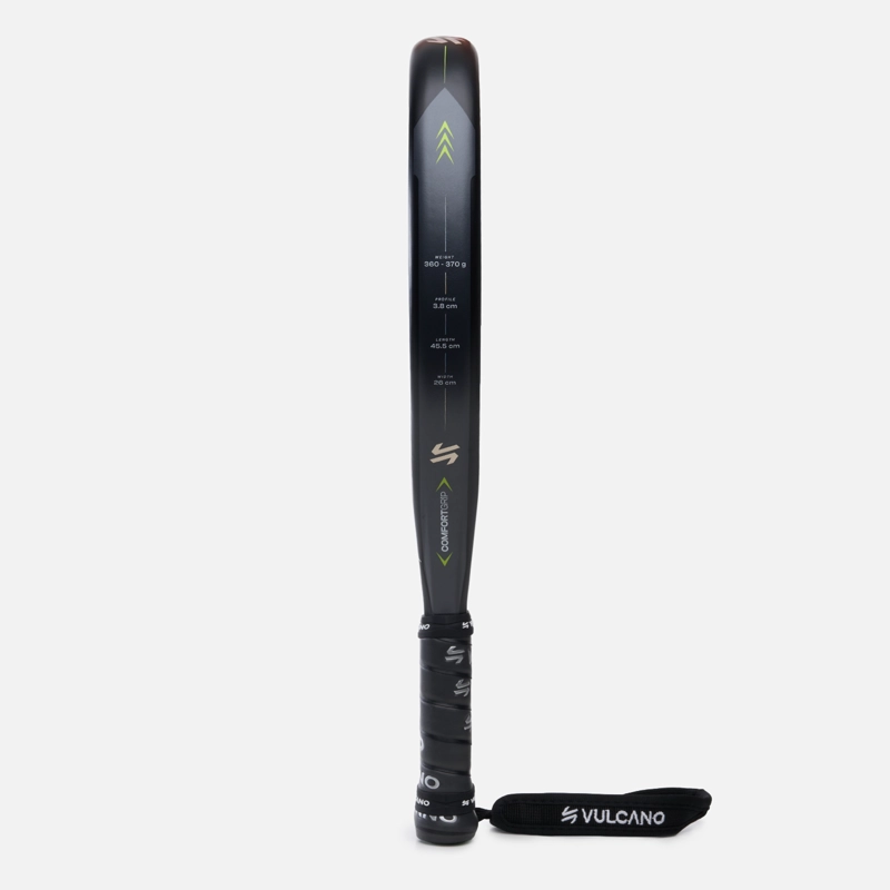 PALA MAINSHOCK PADEL RACKET NEGRO VULCANO - 3