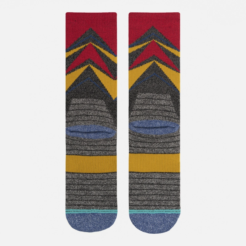 CALCETIN HOMBRE TREKKING WARM SOCKS ROJO MELANGE LIPPI I26 - 3