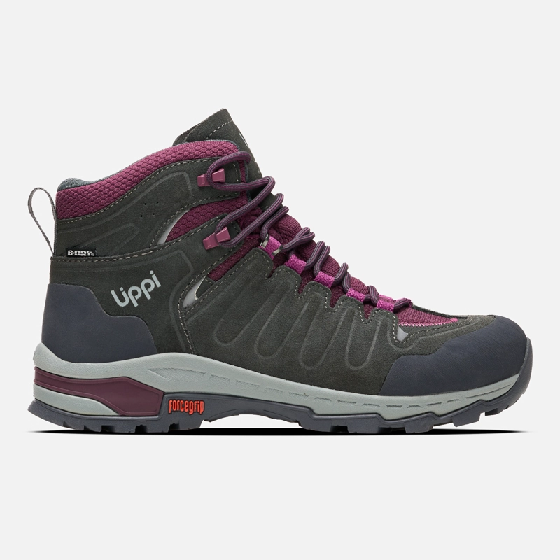 BOTIN MUJER ALL TERRA MID GRIS / MORADO LIPPI I26 - 1