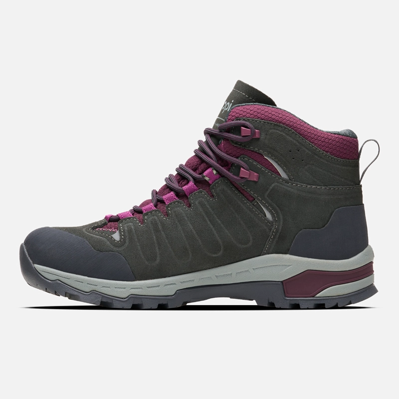BOTIN MUJER ALL TERRA MID GRIS / MORADO LIPPI I26 - 2