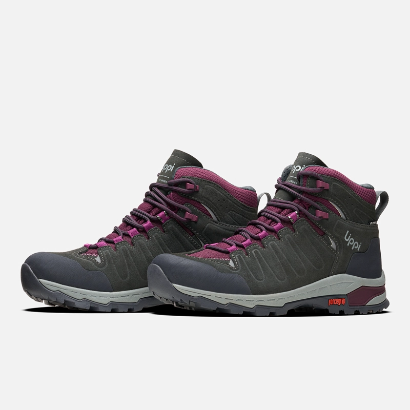 BOTIN MUJER ALL TERRA MID GRIS / MORADO LIPPI I26 - 4