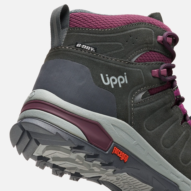 BOTIN MUJER ALL TERRA MID GRIS / MORADO LIPPI I26 - 7