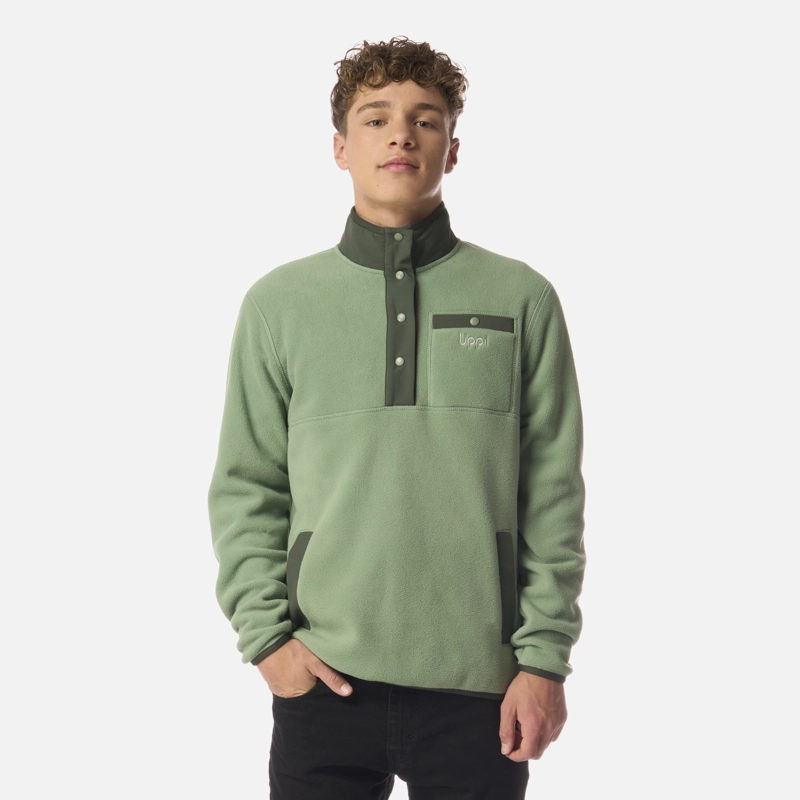 POLAR TEEN BOY COZY THERM-PRO JACKET JADE OSCURO LIPPI I26 - 1