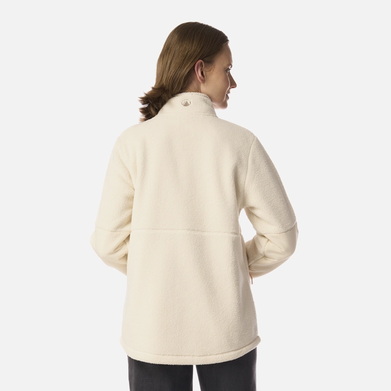 POLAR MUJER HUG-LIKE SHAGGY-PRO JACKET CREMA LIPPI I26 - 3