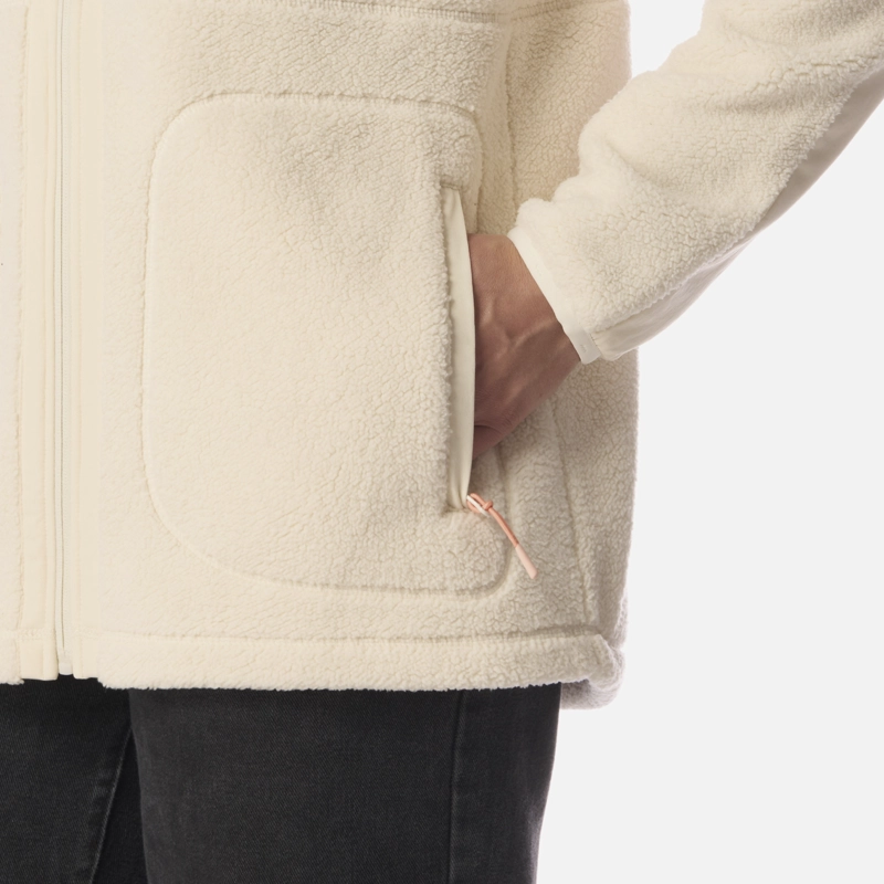 POLAR MUJER HUG-LIKE SHAGGY-PRO JACKET CREMA LIPPI I26 - 5