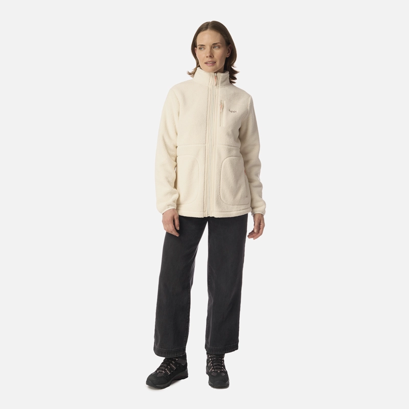 POLAR MUJER HUG-LIKE SHAGGY-PRO JACKET CREMA LIPPI I26 - 6